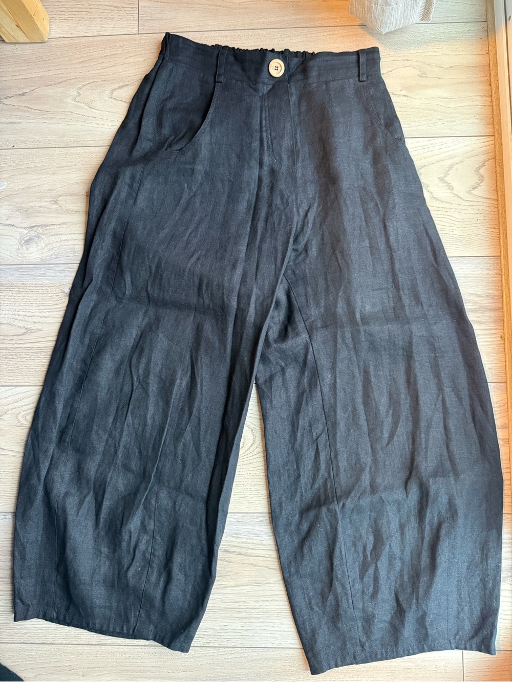 Linenfox Black Frankie pant